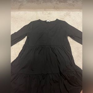 Plan black dress, size large